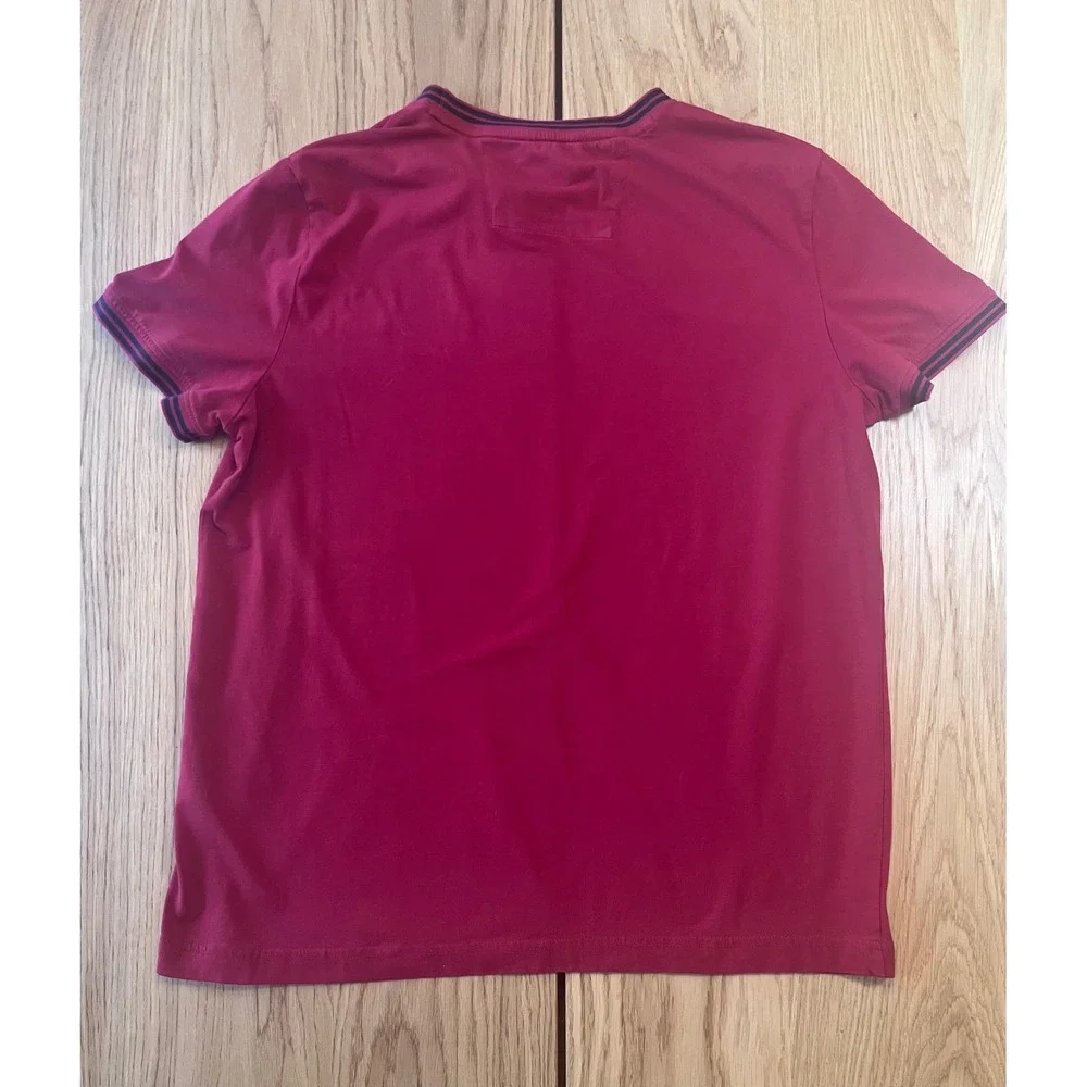 Nautica Performance Tee Mens Large Red Short Sleeve‎ Preppy Sporty Shirt